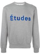 Études 'etoile Etudes' Sweatshirt, Men's, Size: Xs, Grey, Cotton/polyester