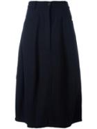 Rundholz Midi Skirt, Women's, Size: Xl, Blue, Wool/viscose/cotton