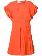 Carven Short Flared Dress - Orange