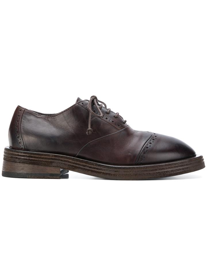 Marsèll Classic Embroidered Brogues - Brown