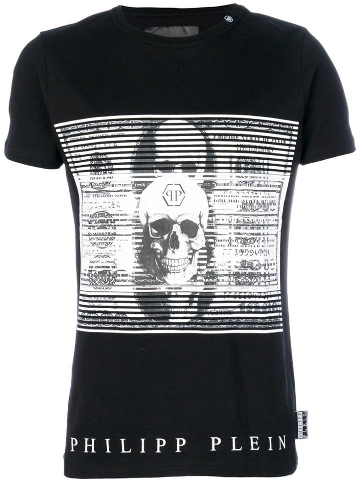 Philipp Plein Skull Print T-shirt - Black
