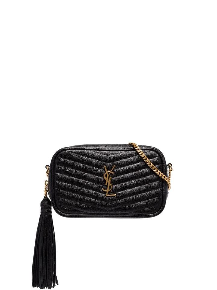 Saint Laurent Mini Loulou Shoulder Bag - Black