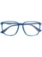 Gucci Eyewear Oversized Rounded Glasses - Blue