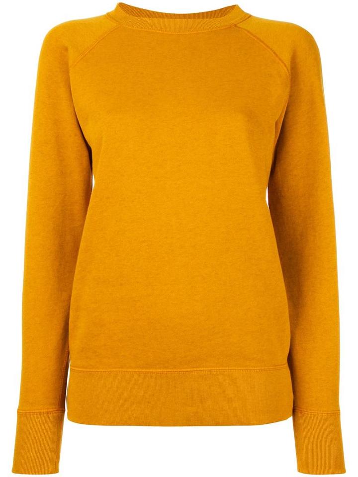 Isabel Marant Étoile 'billy' Sweatshirt, Women's, Size: 36, Yellow/orange, Cotton/polyester