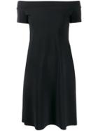 Le Petite Robe Di Chiara Boni Off The Shoulder Fitted Dress - Black