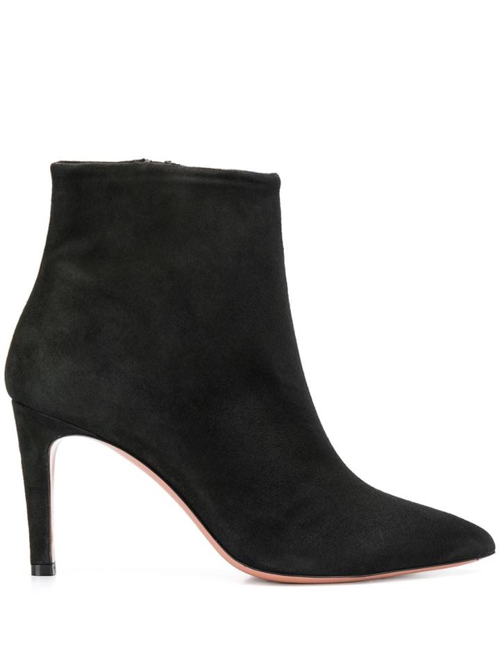 P.a.r.o.s.h. Pointed Toe Booties - Black