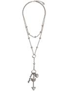 Red Valentino Arrow Embellished Necklace - Metallic