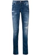Dondup Low-rise Ripped Jeans - Blue