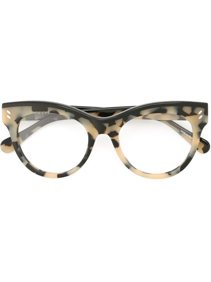 Stella Mccartney Eyewear Havana Glasses - Nude & Neutrals