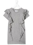 Nununu Frill Ruffle T-shirt - Grey