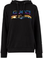 Gucci Sequin Logo Hoodie - Black