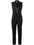 Saint Laurent Tailored Sleeveless Jumpsuit - Black