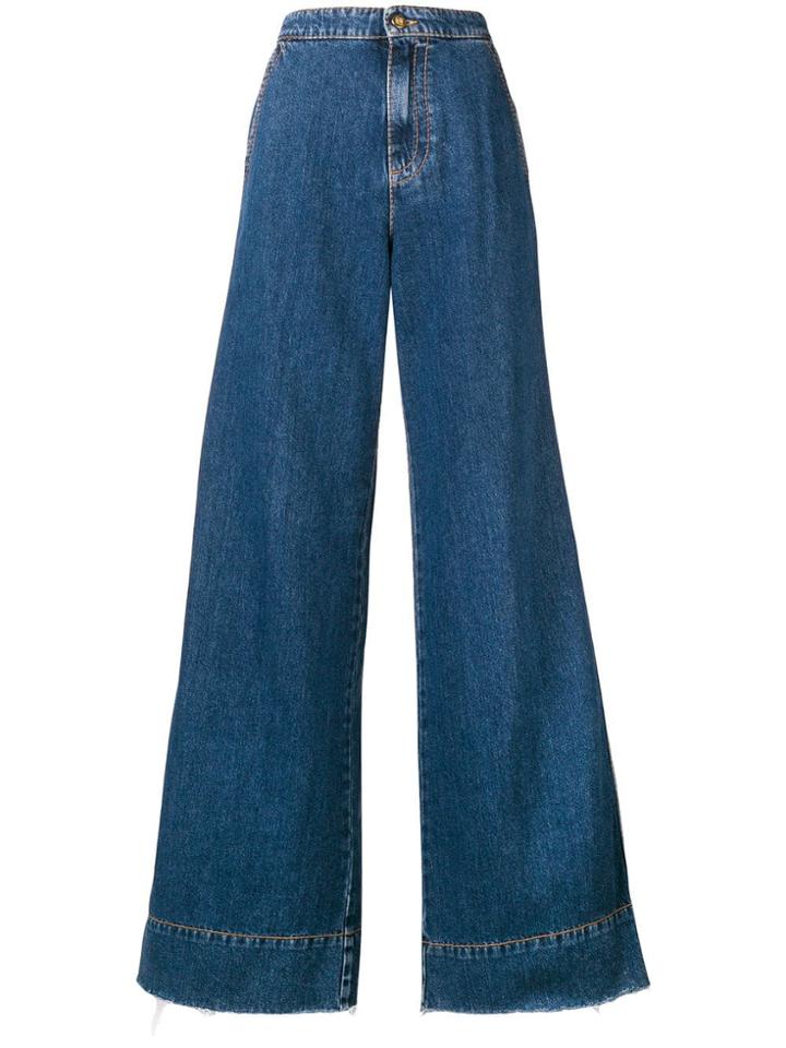 Loewe Wide Leg Jeans - Blue