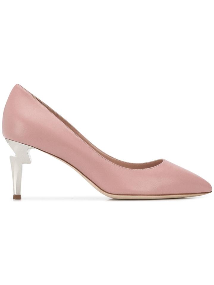 Giuseppe Zanotti Design Metallic Heel Pumps - Pink