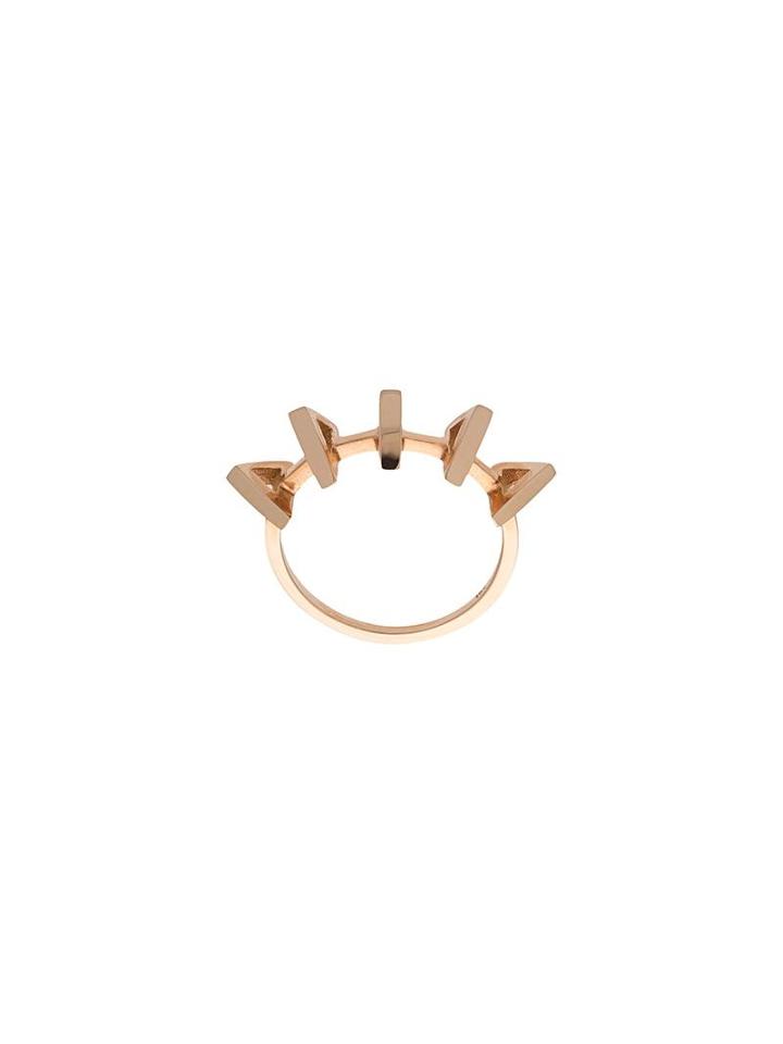 Azlee Circuit Midi Ring, Women's, Size: 3