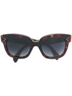 Celine Eyewear Square Frame Sunglasses - Brown