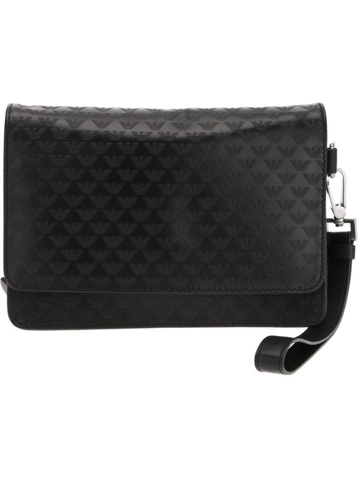 Emporio Armani Clutch Bag - Black