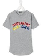 Dsquared2 Kids Logo Print T-shirt, Boy's, Size: 14 Yrs, Grey