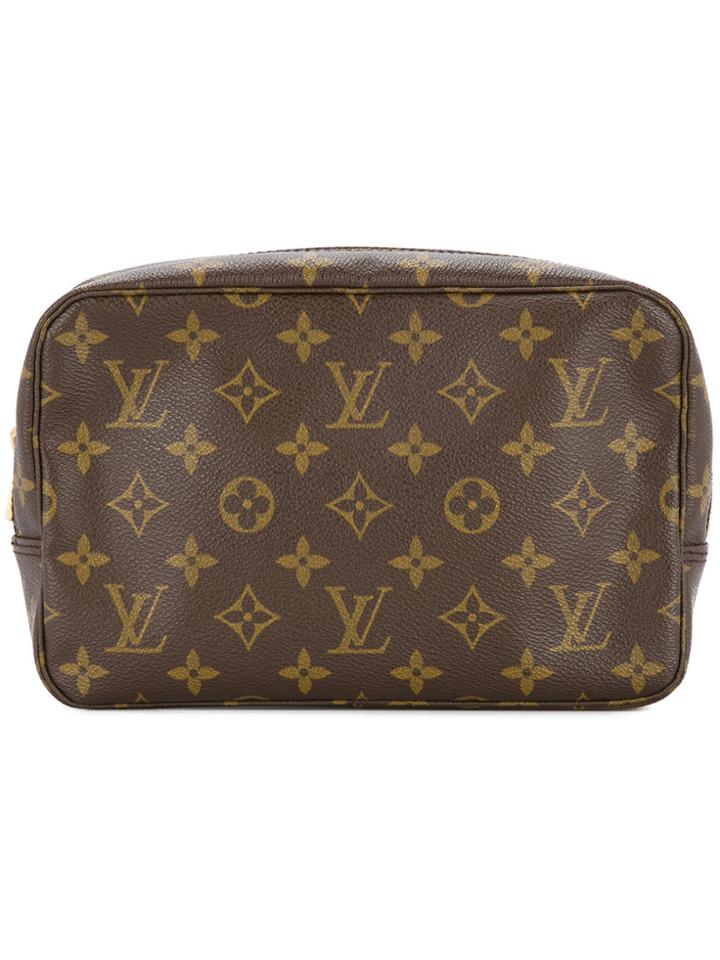 Louis Vuitton Vintage Trousse Toilette 23 Cosmetic Pouch - Brown