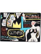 Olympia Le-tan Mona Clutch Bag - Black