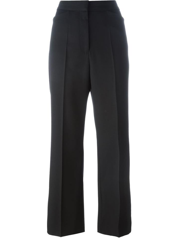 Stella Mccartney Cropped Trousers, Women's, Size: 40, Black, Wool