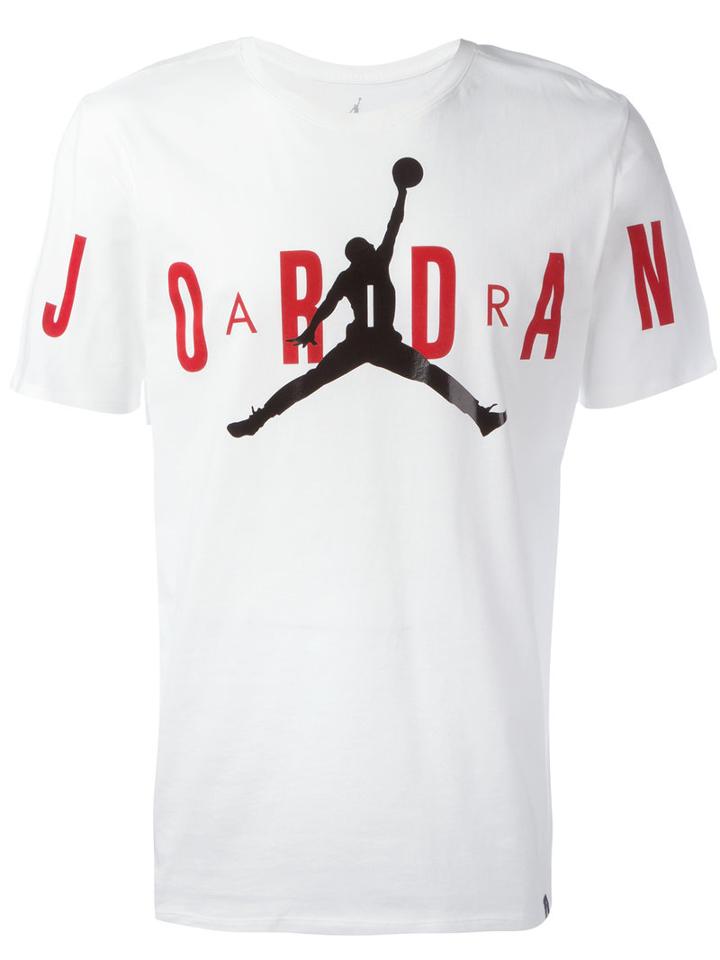 Nike Jordan Jump Man T-shirt, Men's, Size: Xl, White, Cotton