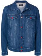 Kiton Denim Structured Jacket - Blue