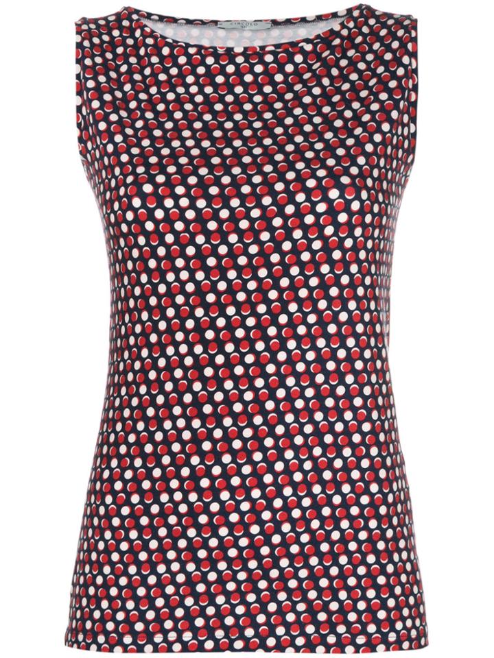 Circolo 1901 Spot Print Tank Top - Blue