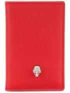 Alexander Mcqueen Skull Charm Wallet - Red