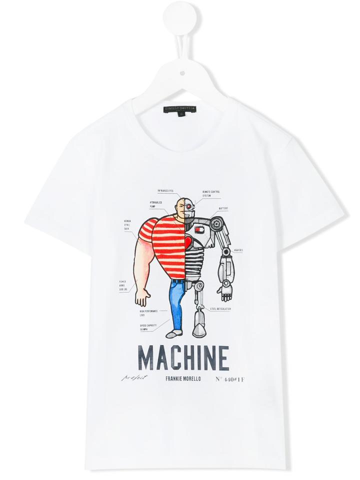 Frankie Morello Kids - Logo Print T-shirt - Kids - Cotton - 6 Yrs, White