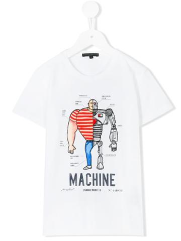 Frankie Morello Kids - Logo Print T-shirt - Kids - Cotton - 6 Yrs, White