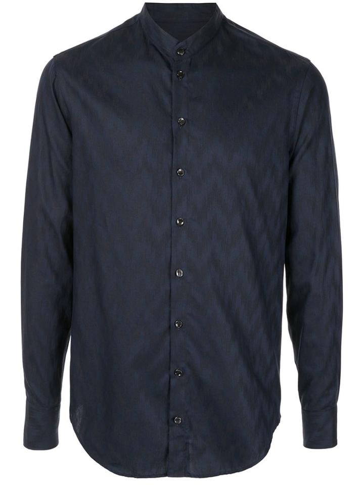 Giorgio Armani Printed Shirt - Blue