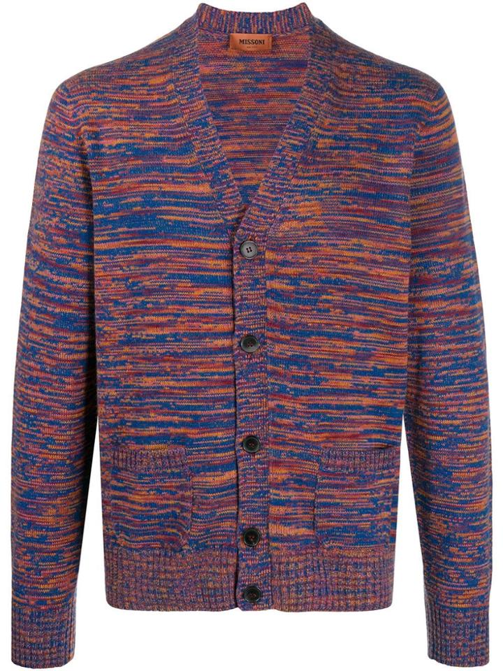 Missoni Button-up Cashmere Cardigan - Blue