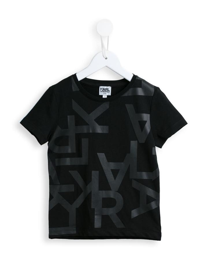 Karl Lagerfeld Kids Letters Print T-shirt