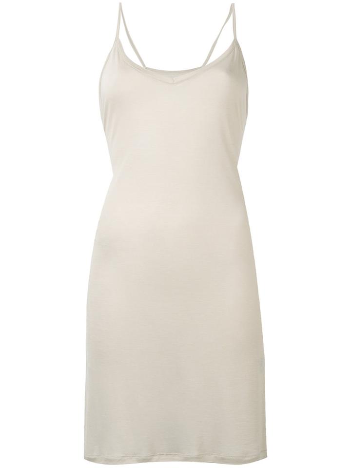 Elongated Cami - Women - Viscose - 1, Nude/neutrals, Viscose, Majestic Filatures