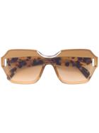 Prada Eyewear Square Frame Sunglasses - Nude & Neutrals