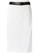 Olympiah Pencil Skirt - White