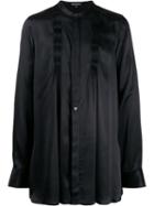 Ann Demeulemeester Long-sleeve Pleated Shirt - Black