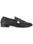 Senso Collapsible Heel Cindy Loafers - Black