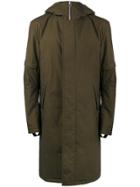 Helmut Lang Khaki Green Flat Hood Coat