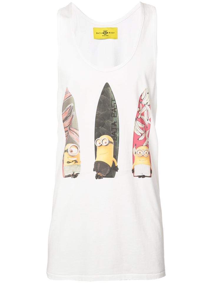 Baja East Minions Vest - White
