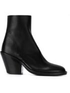 Ann Demeulemeester Blanche Chunky Heel Ankle Boots