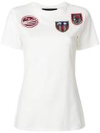 Mr & Mrs Italy Multi-patch T-shirt - White