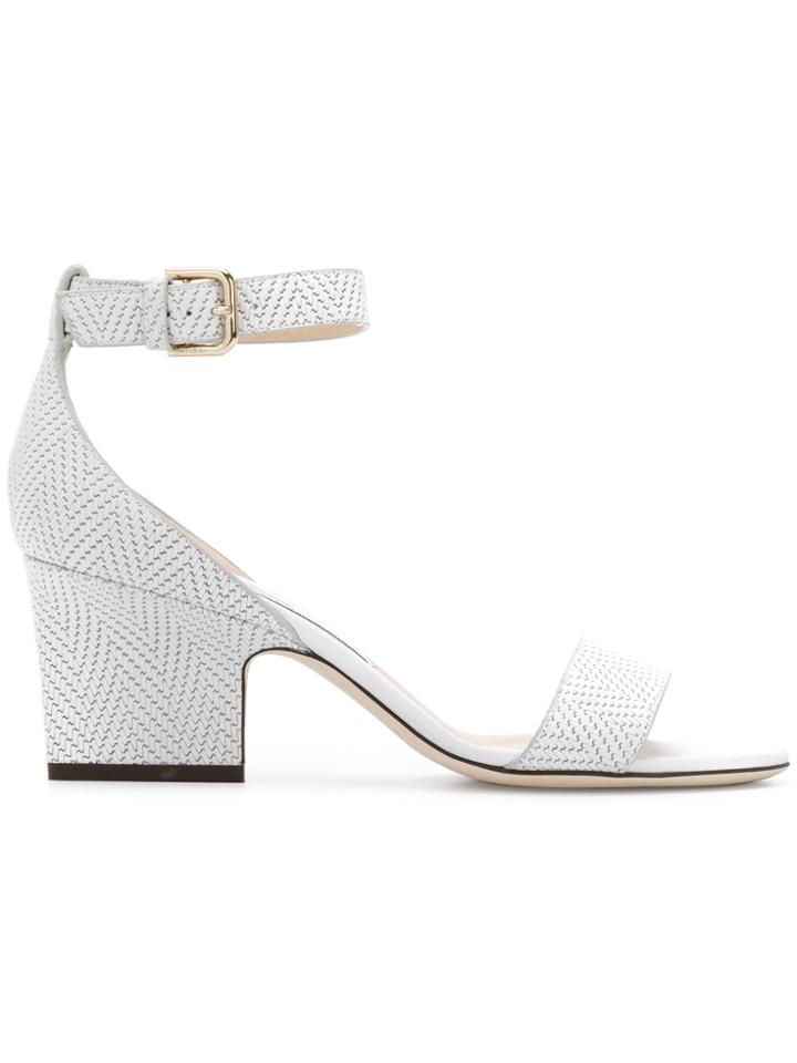 Jimmy Choo Edina 65 Sandals - White