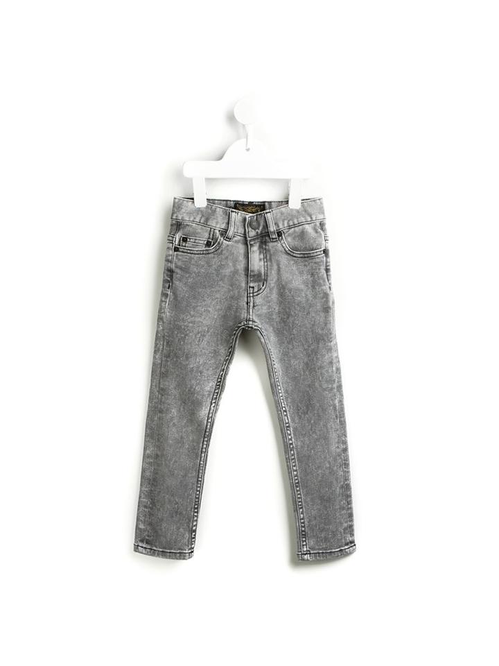 Finger In The Nose Washed Slim Jeans, Boy's, Size: 10 Yrs, Grey