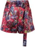 Iro Floral Brocade Shorts - Multicolour