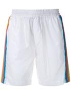 Àlg Àlg + Op Rainbowfit Shorts - White