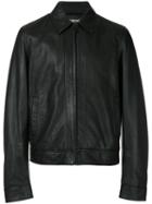 Just Cavalli - Shirt Jacket - Men - Leather/polyester/viscose - 48, Black, Leather/polyester/viscose