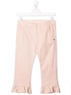 Douuod Kids Teen Flared Trousers - Pink