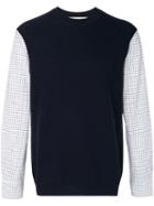 Marni - Shirt Sleeve Sweater - Men - Cotton/virgin Wool - 50, Blue, Cotton/virgin Wool